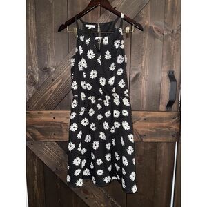 Maurices Black and White Floral Midi Dress
